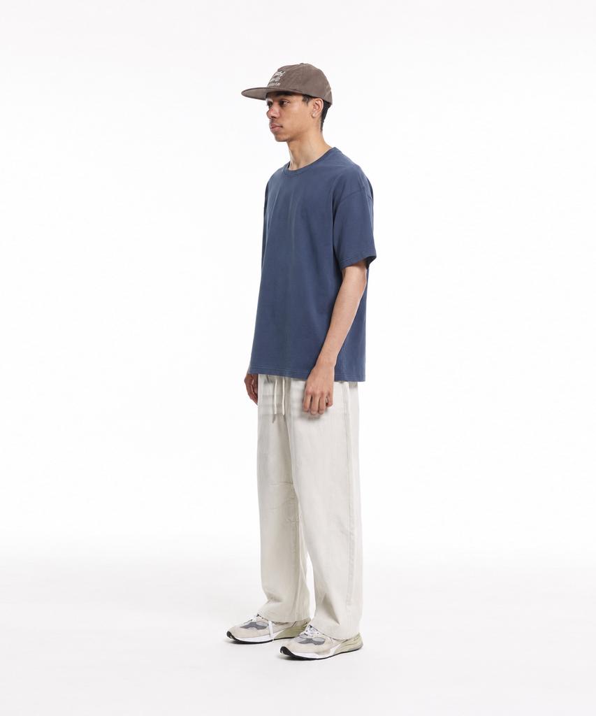 CREAM SODA LAB Garment Dyed Pigment Short Sleeve T-Shirt Steel Blue