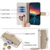For Xiaomi Redmi A5 4G (171.7mm) Case Mirror Wallet Leather Phone Cover with Chain Shoulder Strap
