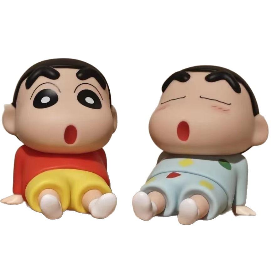 Crayon Shin-chan Lazy Phone Holder - Cute Cartoon Anime Desktop Ornament & Trendy Figure