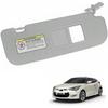 Right Passenger Side Sun Visor with Mirror Gray for Hyundai Veloster 2012-2015 Replacement for 85220-2V140-TX (Right)
