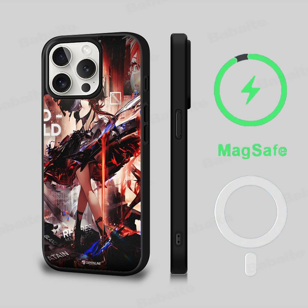 Popular Game A-Arknights E-Endfield For Magsafe Magnetic Case For IPhone 17 Air 16 15 14 13 12 11 Pro Max Plus Wireless