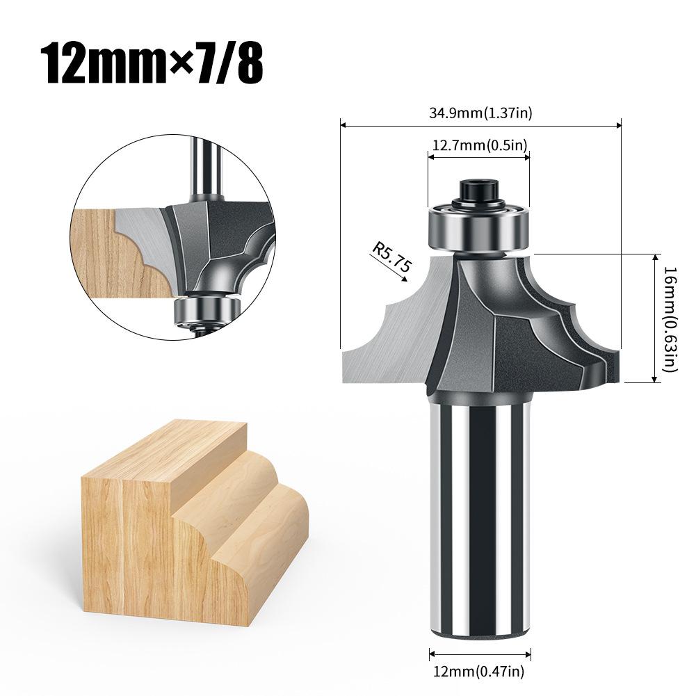 Double R Line Knife 1/4 Handle 1/2 Handle Head Bearing, Cabinet Line Knife Decorative Line Knife, Carving And Trimming Woodworking