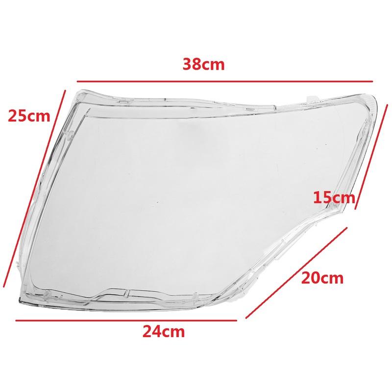 Left/Right Front Headlamp Lens Cover For Mitsubishi Pajero V87 V93 V97 2007-2018 Transparent Lampshade Clear Headlight Cover