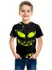 Kids Clothes Boys Tshirt Short Sleeve 3D Skull Print Children Summer Clothes Creative Stylish Streetwear Round Neck Girl Clothes