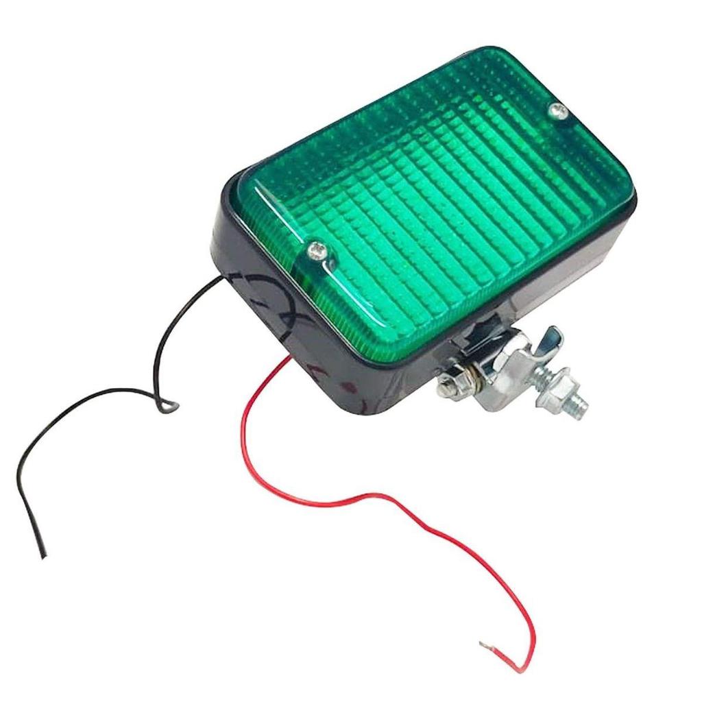 Robocze światło LED 20 diod – Super jasne światło powodziowe 12V Off-Road z uchwytami do montażu wpuszczanego Uniwersalne dopasowanie do ciężarówek, ciągników – Zielone światło