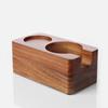 Espresso Machine Walnut Handle Tamping Base & Powder Distributor