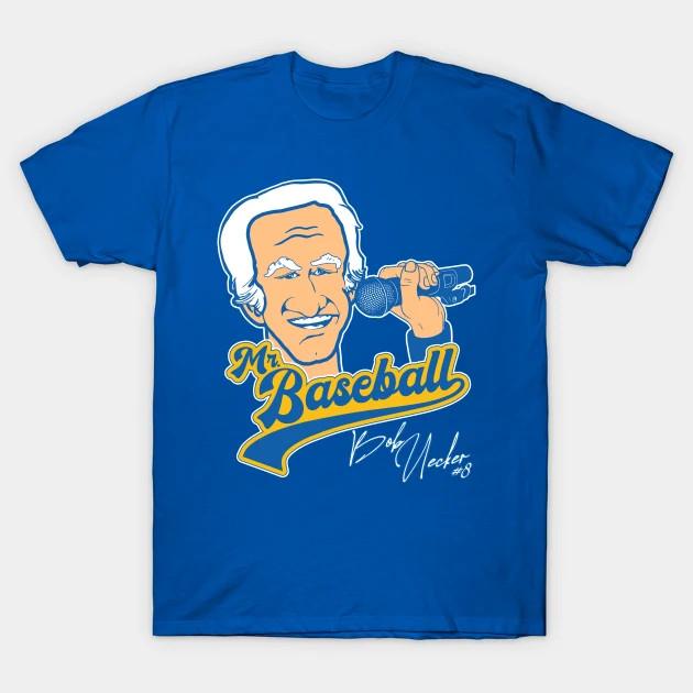 Bob Uecker NEW Caricature Blue T-shirt Unisex All Sizes S To 45Xl JJ5409