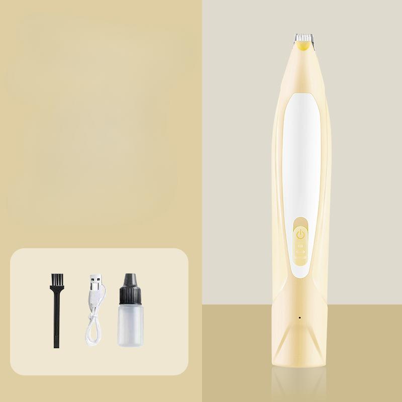 1Pc Pet Foot Shaver,  Cat Electric Push Shears, Charging Shearing, Shaving Device, Detail Trimming Light