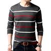 Mountainskin Pullover Men Brand Clothing Wool Slim Knitted Sweater Men Casual Striped Pull Jumper 