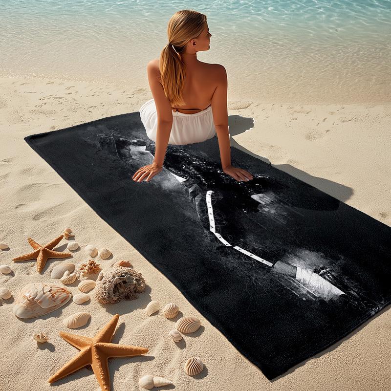 Michael Jackson Stylish Digital Printing Beach Towel Quickdrying Absorbent Blanket For Beach Pool Gym Travel