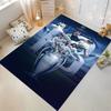"Football Champions Celebration Graphic Rug Non-slip Rug Suitable for Living Room and Bedroom Sofas"