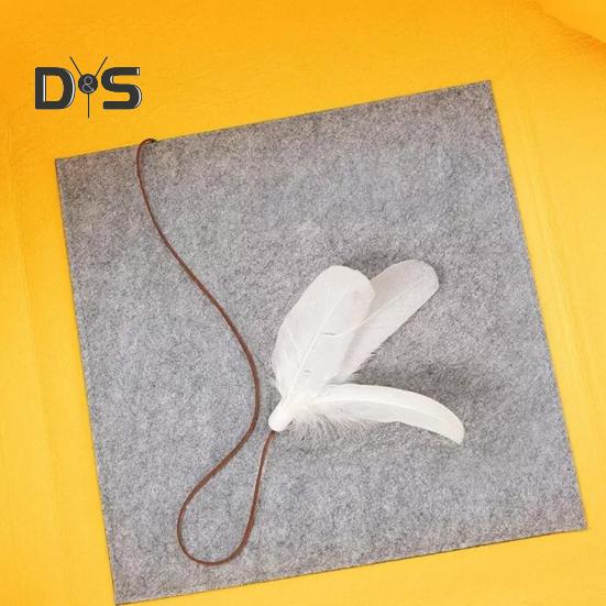 Nid de chat en feutre, tunnel à forme changeante, jouet à moitié entouré, cachette pour chat, lit pliable pour animal de compagnie, maison pour chaton, chiot, lapin, petits animaux