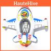 Inflatable Airplane Swim Ring For Kids Eco-friendly Pvc Reinforced Bottom For Stability
