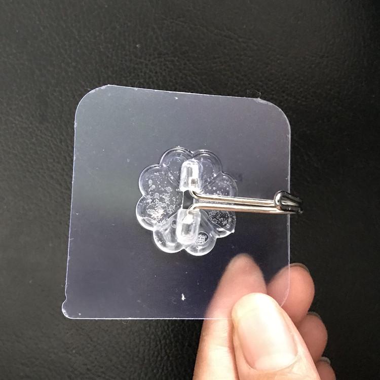 Transparent Adhesive Hook & Buckle, Nail-Free, Non-Marking, Load-Bearing Claw Hook