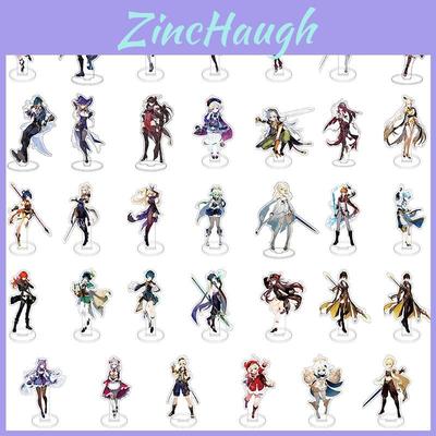 Wykwintny akrylowy stojak na figurki Genshin Impact z Klee Keqing Ganyu Do ekspozycji na biurku