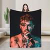 Lil Peep Love Warm Blanket American Rapper Travel Plush Bedding Throws Fluffy Couch Bed Flannel Bedspread Sofa Bed Cover
