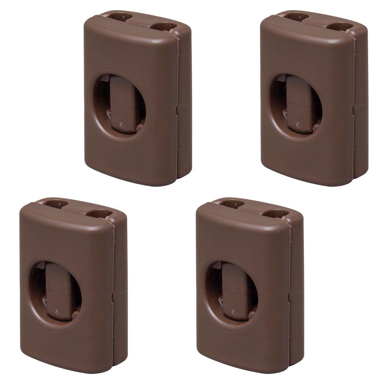 

Соединительные элементы для круглого манежа, Набор из 4 штук, P-CS-30J, Коричневый, Iris Ohyama