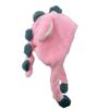 Winter Cartoon Dinosaur Doll Plush Hat, A Cute Hat With Ears That Move When Squeezed
