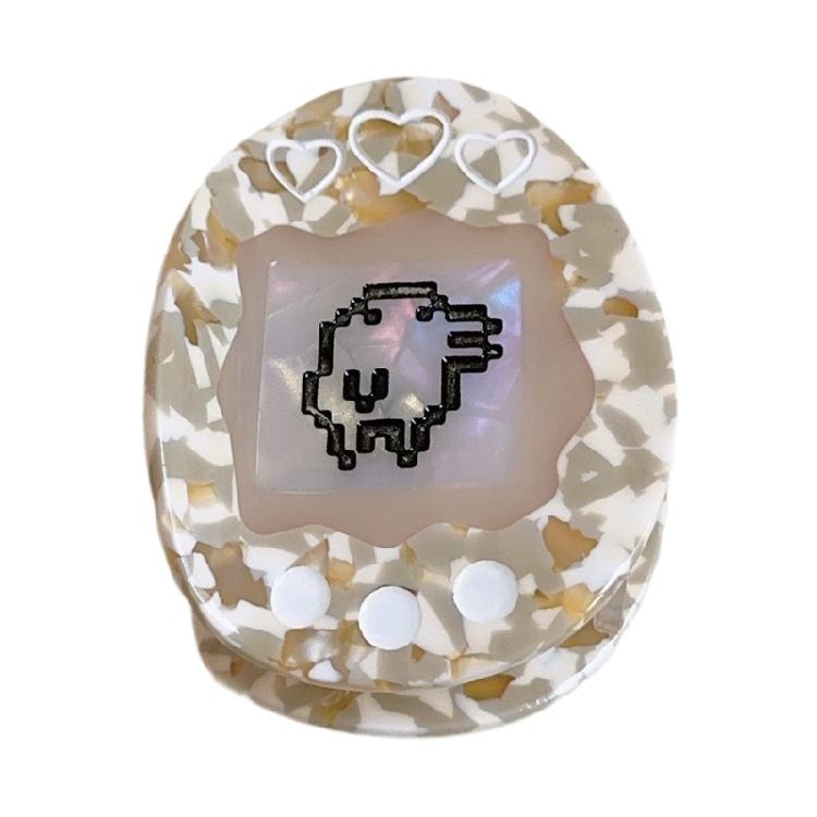 

Acetate Hair Claw Clip Nostalgic Styles Hair Clip for Fashion Women Cosplay Party and Music Festival Headwear білий