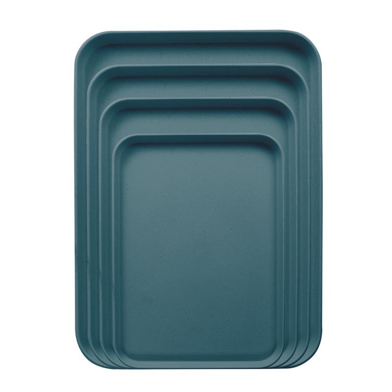 Plateau Rectangulaire en Paille de Blé pour la Maison, l'Hôtel ou le Restaurant - Idéal pour le Thé, les Collations et les Desserts