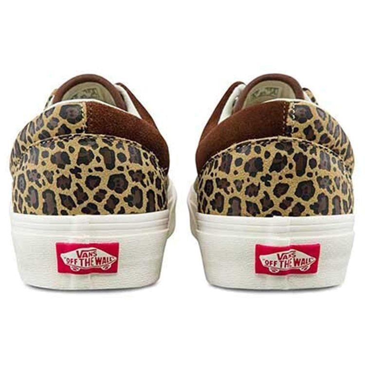 Vans Era Low Top Retro Skate Shoes Unisex Brown Leopard Print VN0A5EFN5DQ
