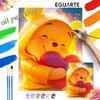 Winnie the Pooh Heart Oil Painting Painting Art Handmade Diy Painting Home Decoration Gift