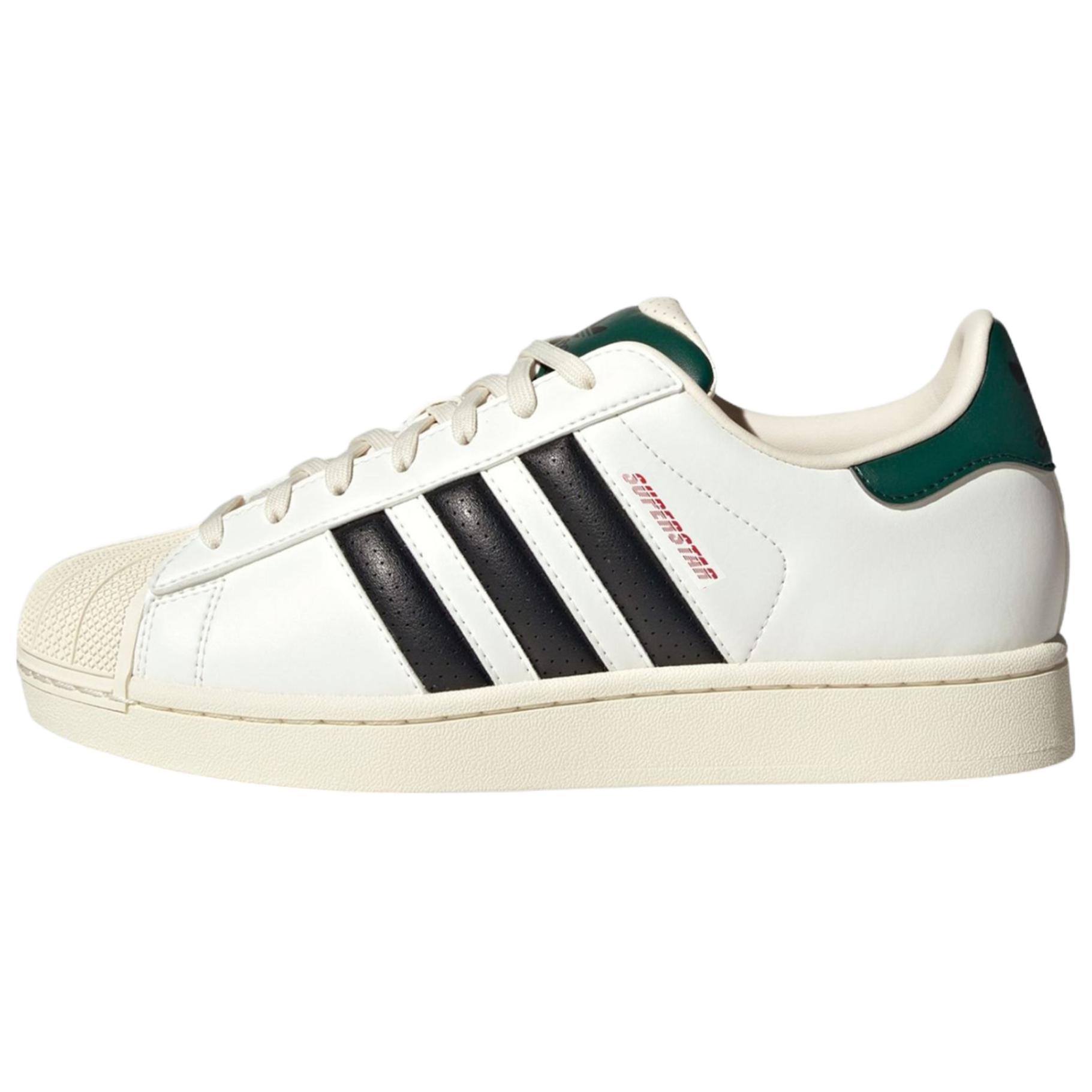 

Adidas Originals Superstar Универсальные Удобные Прочные Низкие Кеды для Скейтбординга Унисекс Кроссовки Белый Черный Зеленый JP9188 40⅔