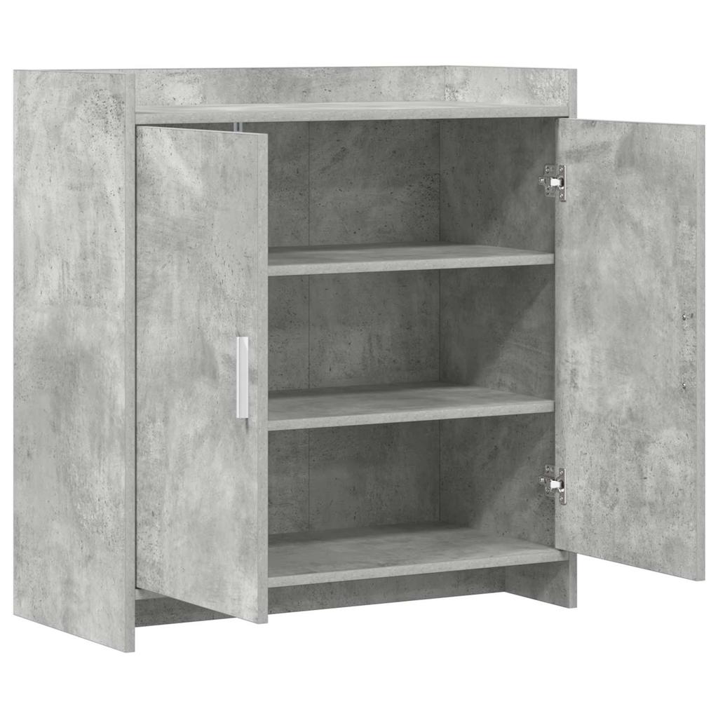 Sideboard Concrete Grey 72 x 36 x 80 cm Engineered Wood
