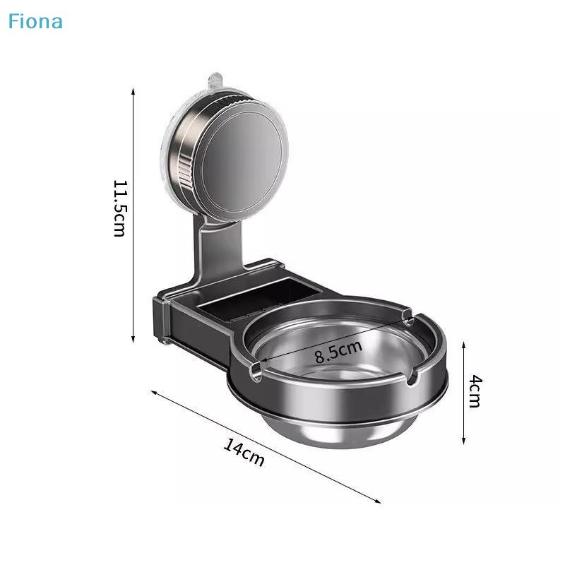 Suction Cup Wall Mounted Ashtray Household Toilet Bathroom Punch-free Anti-fly Ash Storage Split Creative Ashtray Rack