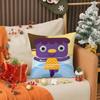Federa per Cuscino Stampata Cartone Animato Carino N-Noodle & Pals Federa per Cuscino Copricuscino per Divano in Soggiorno Decorazione Camera da Letto