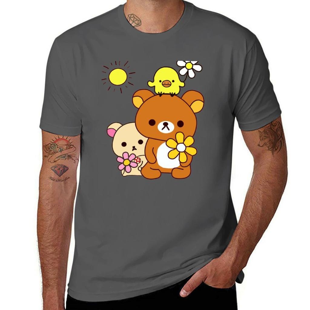 Rilakkuma Joy TShirt Dry Fit Running Short Sleeve Top TShirt
