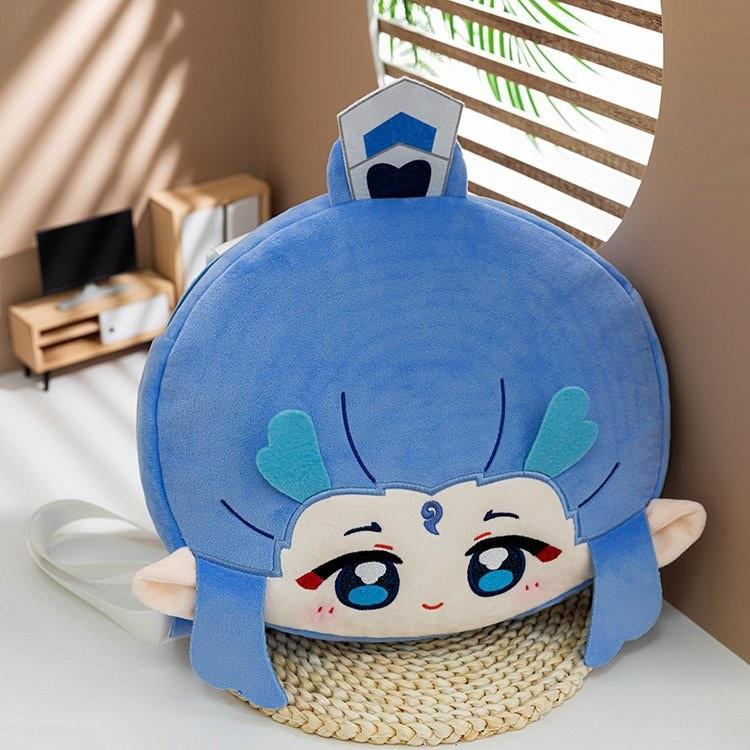 Zha Aobing Ne Plush Backpack Anime Peripheral Children Outdoor Schoolbag Cartoon