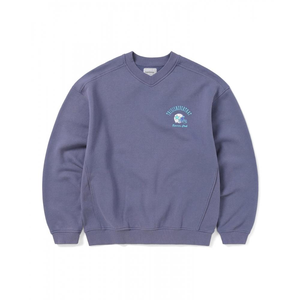 Thisisneverthat Wide Rugby Crewneck Violet S