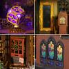 DIY Miniature Magic Treasure House Book Nook - Handcrafted 3D Puzzle, Creative Christmas Halloween Black Friday Gift Idea
