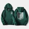 Bluza z nadrukiem w stylu anime Attack On Titan Zestaw dla mężczyzn i kobiet