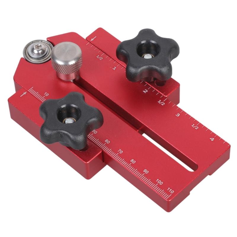 Professional Saw Table Pushing Limit Backer Workbench Fast Cutting Workbench Chute Positioning Tool with Sliding  Roller
