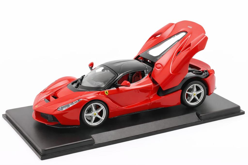 Ferrari LaFerrari 1/24 Scale Model Car 2013 (Red/Black) with Case