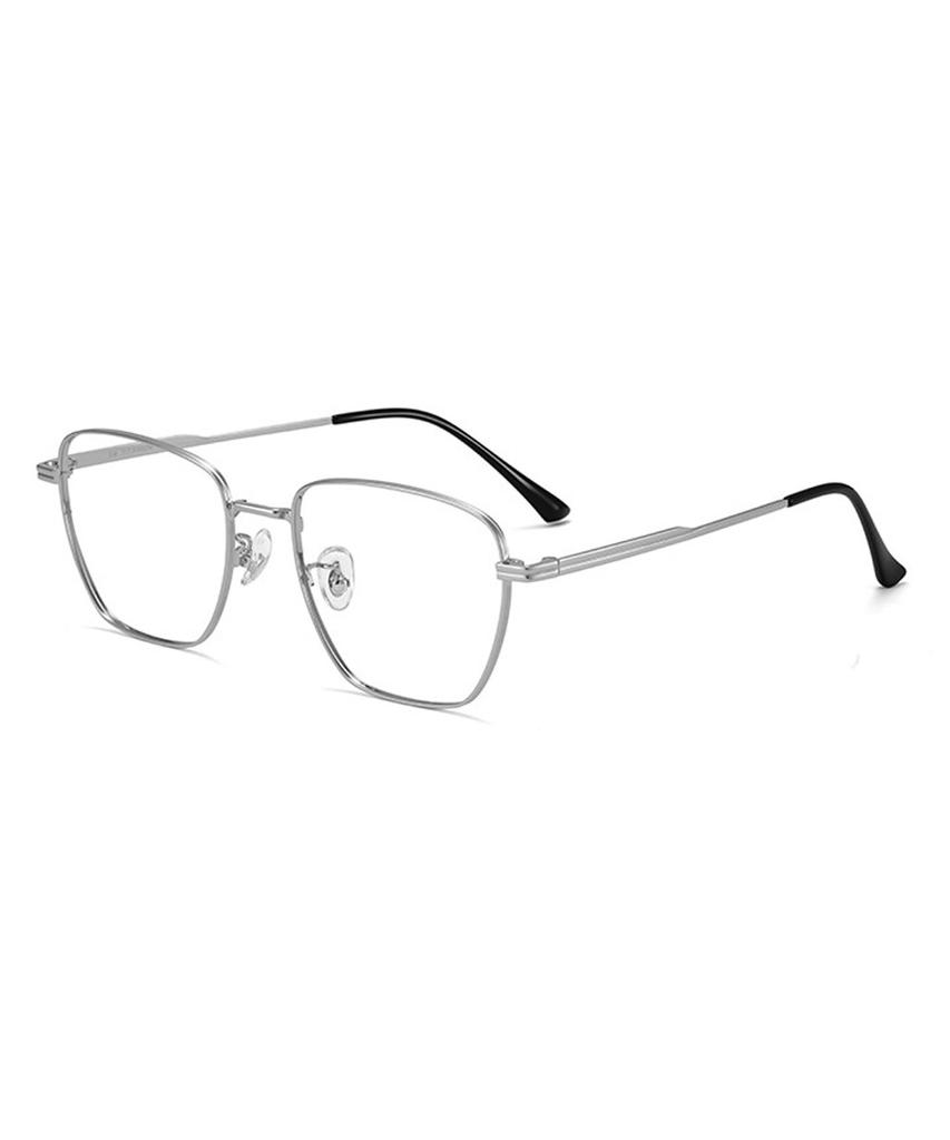Lingkeonpeuleim Bv1015 Titanium Eyeglass Frame Silver