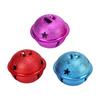 15pcs Jingle Bells Colorful 40mm Iron Material Painted Hollow Pentagram DIY Matte Craft Bells for Jewelry Pendants