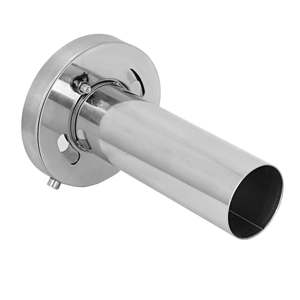 Car Removable Round Head Exhaust Muffler Silencer Car Modification (3.5in)