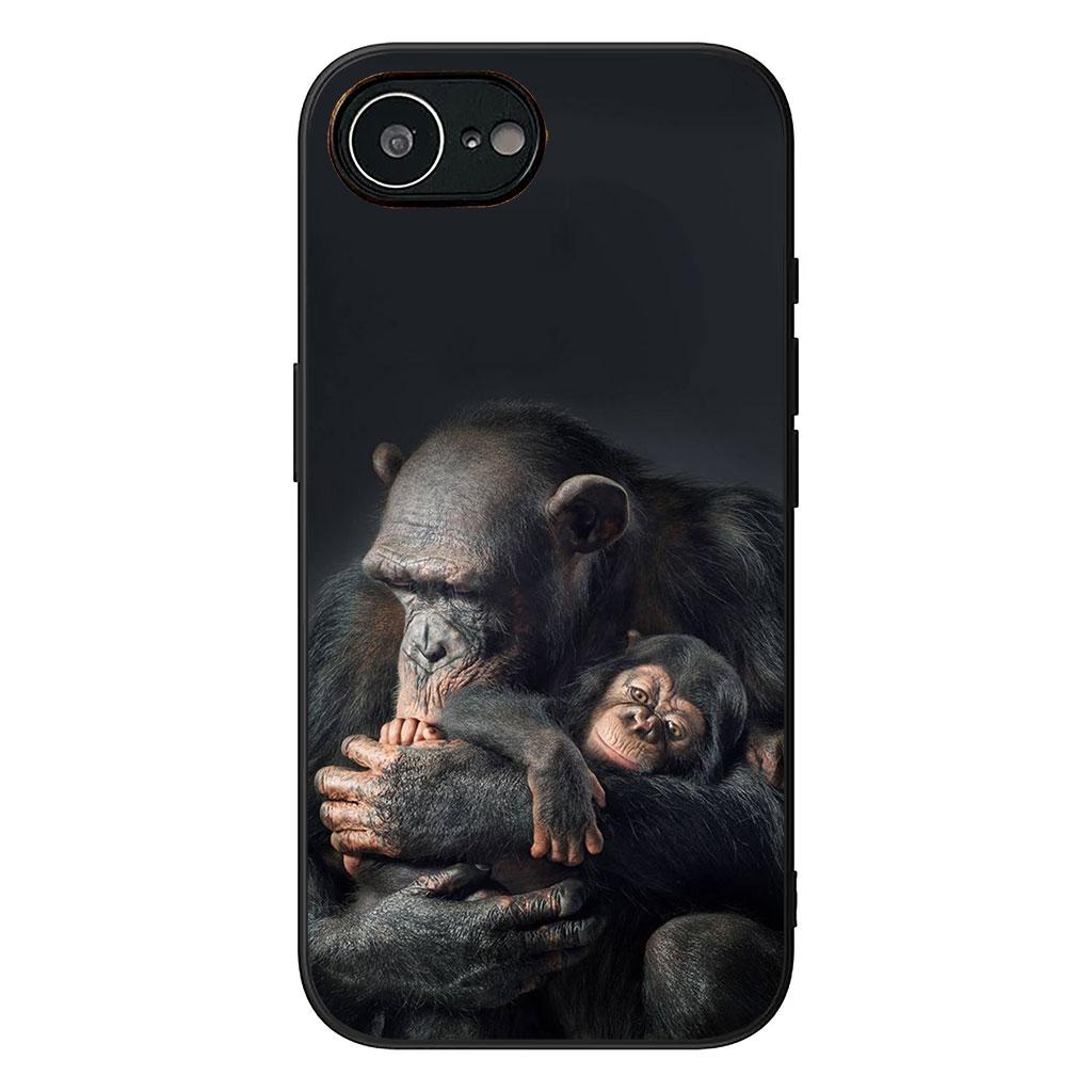 Cover for Xiaomi Redmi Note 14 12 13 ProPlus A4 A3 Pro Plus 12C 13C 14C 5G Phone Case Animal Monkey Gorilla Ape Baby