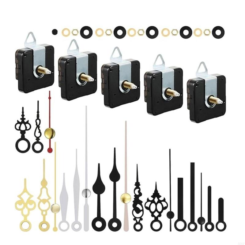 

DIY Clock Mechanism Replacement Set 5Pcs Clock Movement and Different Hands Kits A0KF China Mainland