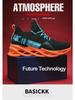 Men’s Large Size 46 Flyknit Mesh Casual Running Shoes - Breathable Trendy Spring Sports Sneakers