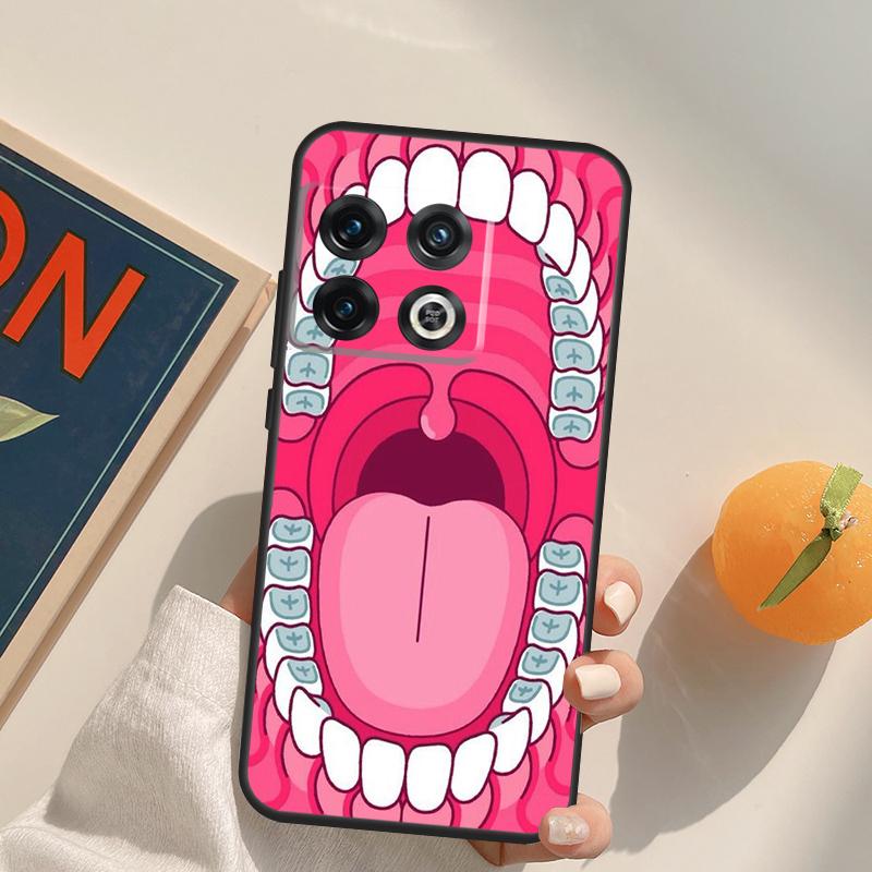 Dentist Tooth Pattern Case For OnePlus 13R 12R 10R 13T 10T 11 12 13 15 OnePlus Nord 5 CE 2 3 4 Lite N20 N30 Cover