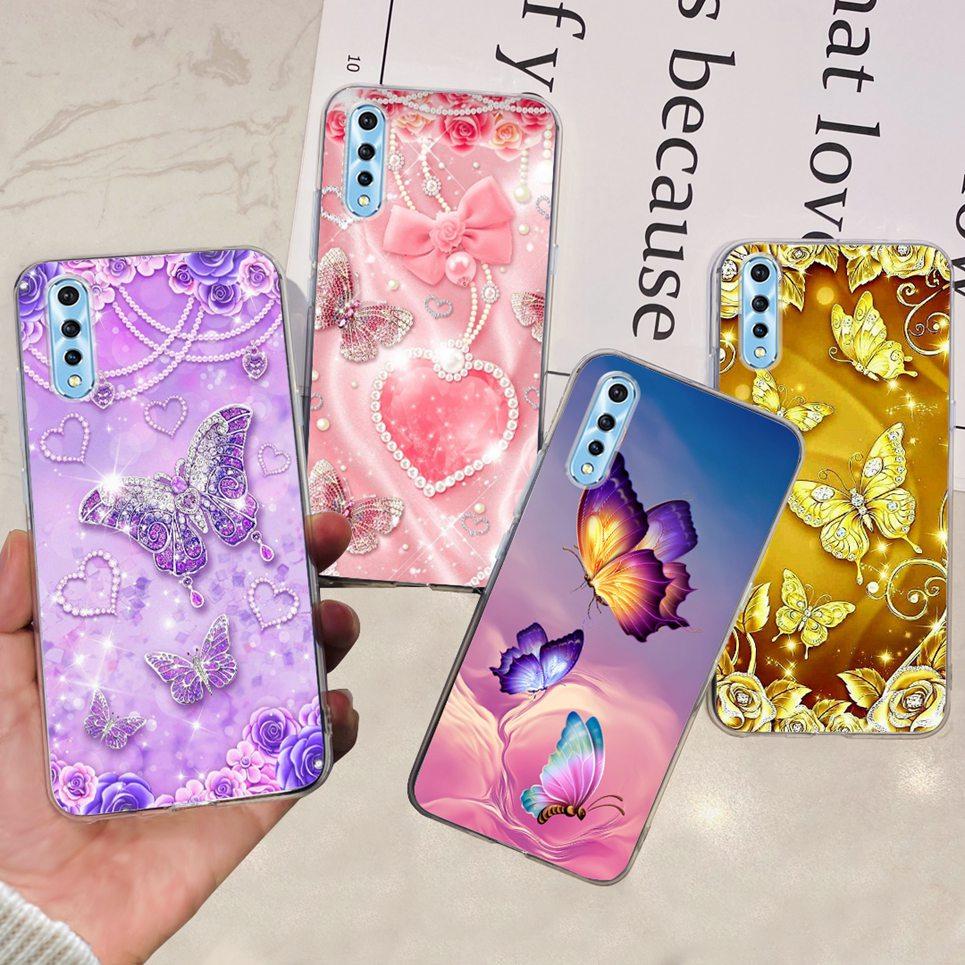 For Vivo 1907 Vivo Y7s Y17s Case Back Cover Cartoon Cool Style Animals Girly Flower Fashion Soft TPU Silicone Bumper VivoY17s