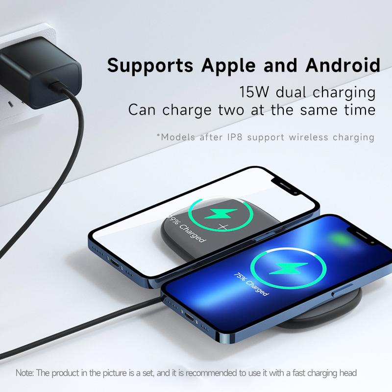 Încărcător Wireless YN-102 Pad de Încărcare Dual pentru iPhone AirPods Samsung