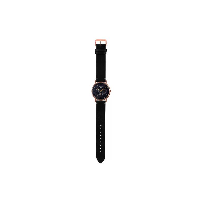 Casio STANDARD Series Fashionable Business Retro Classic Three Eyes and Six Needles Quartz Movement Genuine Leather Strap Japanese MTP-E320RL-1EVDF