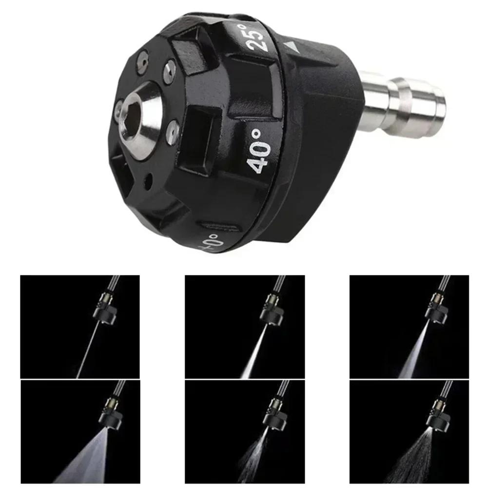 Verstellbarer 6-in-1-Düseneinsatz zur Wasserflusskontrolle in Garten und Haushalt Hergestellt aus Metall für den Langzeitgebrauch