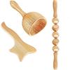 3pcs Maderoterapia Kit Complete Massager Mader Therapy Body Therapy Complete Professional Wood Massage Tools For Body Contour