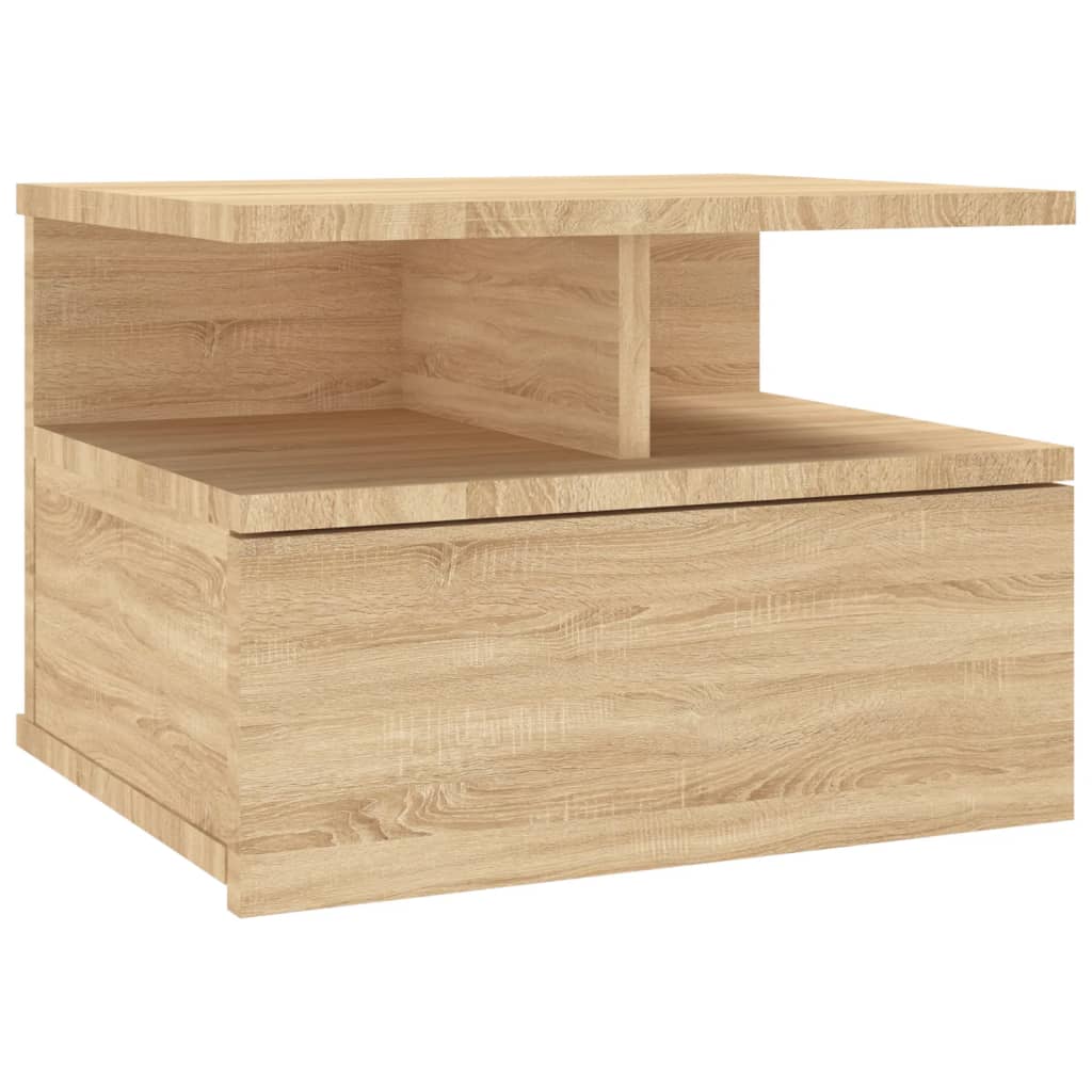 Hanging Nightstand Sonoma Oak 40 x 31 x 27 cm Wood Based Panel